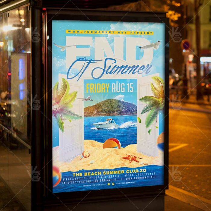 End of Summer - Seasonal Flyer PSD Template - Image 3
