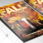 Fall Festival Night - Autumn Flyer PSD Template - Image 2
