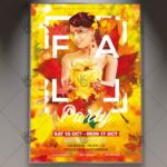 Fall Party - Autumn Flyer PSD Template