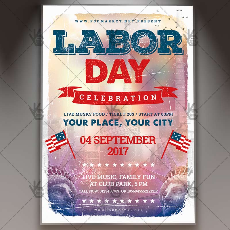 labor_day_celebration_flyer_psdmarket_1.jpg Labor Day Celebration - Premium Flyer PSD Template - Image 1