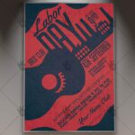 Labor Day Party - Premium Flyer PSD Template