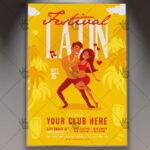Latin Festival - Premium Flyer PSD Template