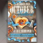 Oktober Festival - Autumn Flyer PSD Template