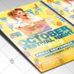 Oktober Festival Night - Autumn Flyer PSD Template - Image 2