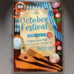 Oktoberfest Night - Autumn Flyer PSD Template