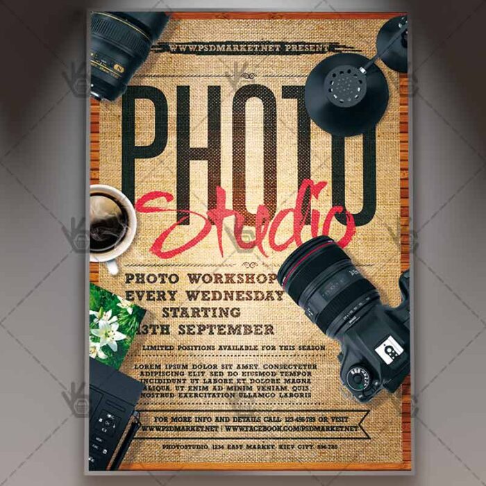 Photo Studio - Premium Flyer PSD Template - Image 1