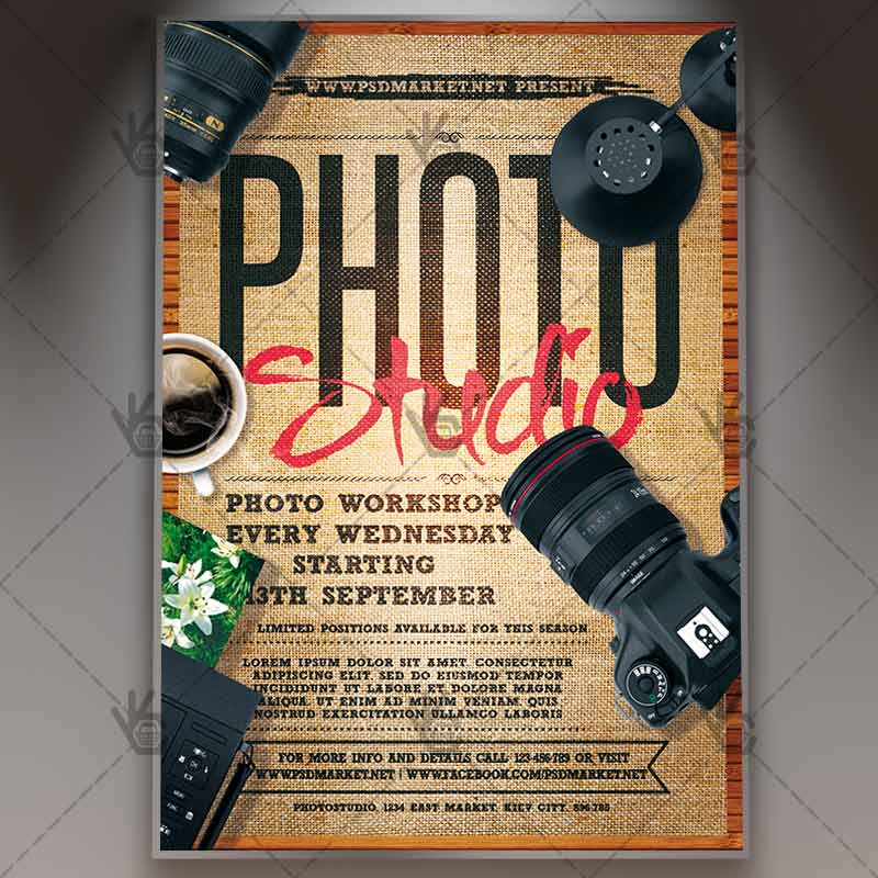photo_studio_flyer_psdmarket_1.jpg Photo Studio - Premium Flyer PSD Template - Image 1