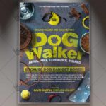 Professional Dog Walker - Premium Flyer PSD Template