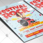 Rock Festival - Club Flyer PSD Template - Image 2