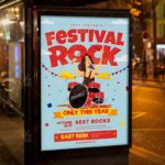 Rock Festival - Club Flyer PSD Template - Image 3