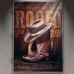 Rodeo Night - Premium Flyer PSD Template