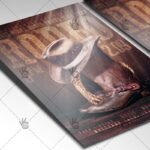 Rodeo Night - Premium Flyer PSD Template - Image 2