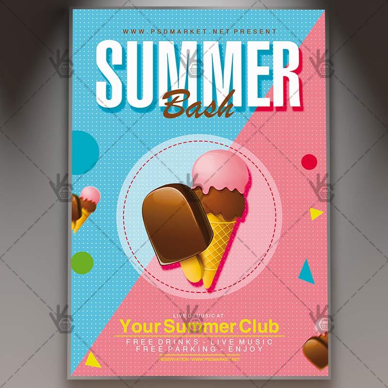 summer_bash_flyer_psdmarket_1.jpg Summer Bash - Premium Flyer PSD Template - Image 1