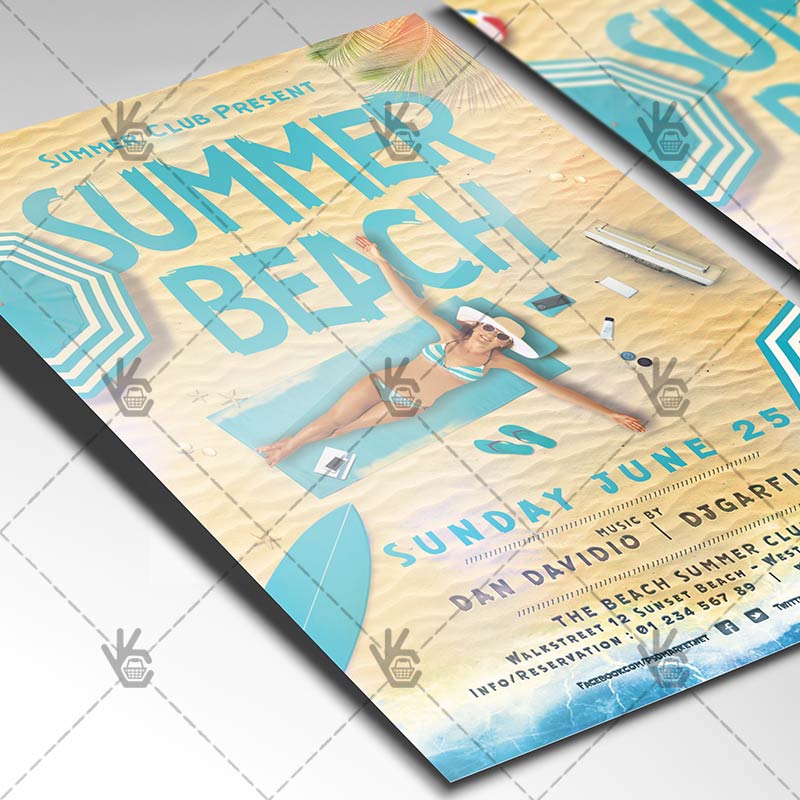 summer_beach_weekend_flyer_psdmarket_2.jpg Summer Beach Weekend - Premium Flyer PSD Template - Image 2