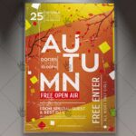 Autumn Open Air - Club Flyer PSD Template