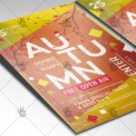 Autumn Open Air - Club Flyer PSD Template - Image 2