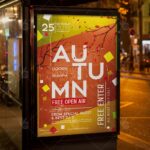 Autumn Open Air - Club Flyer PSD Template - Image 3