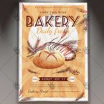 Bakery - Food Flyer PSD Template