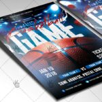 Basketball Game - Sport Flyer PSD Template - Image 2