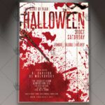 Bloody Halloween - Seasonal Flyer PSD Template