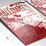 Bloody Halloween - Seasonal Flyer PSD Template - Image 2