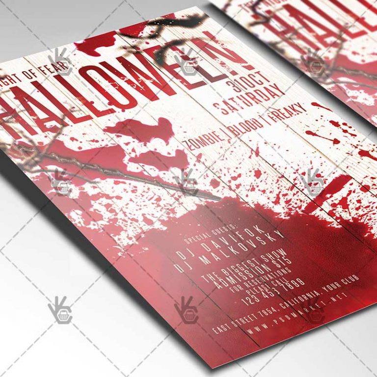 Download Halloween Night Flyer - PSD Template | PSDmarket