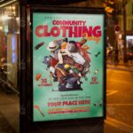 Clothing Swap - Community Flyer PSD Template - Image 3