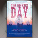 Columbus Day - American Flyer PSD Template