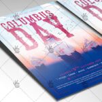 Columbus Day - American Flyer PSD Template - Image 2