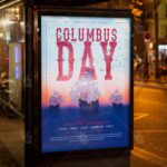 Columbus Day - American Flyer PSD Template - Image 3