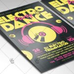 Electro Dance Party - Club Flyer PSD Template - Image 2
