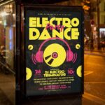 Electro Dance Party - Club Flyer PSD Template - Image 3