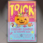 Halloween Candy - Seasonal Flyer PSD Template