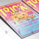 Halloween Candy - Seasonal Flyer PSD Template - Image 2