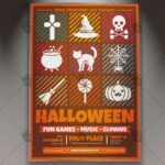 Halloween Celebration - Seasonal Flyer PSD Template