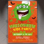 Halloween Kids Party - Seasonal Flyer PSD Template