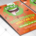 Halloween Kids Party - Seasonal Flyer PSD Template - Image 2