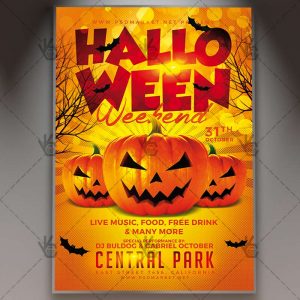 Download Happy Halloween Flyer - PSD Template | PSDmarket