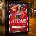 Happy Veterans Day - American Flyer PSD Template - Image 3