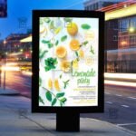 Lemonade Party - Food A5 Flyer Template