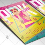 Pink Party - Club Flyer PSD Template - Image 2