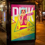 Pink Party - Club Flyer PSD Template - Image 3