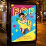 Pop Music - Club Flyer PSD Template - Image 3
