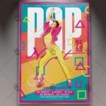 Pop Night - Club Flyer PSD Template
