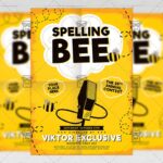 Spelling Bee - Flyer PSD Template | ExclusiveFlyer