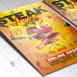 Steak House Food - Restaurant Flyer PSD Template - Image 2