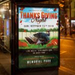 Thanksgiving Night - Autumn Flyer PSD Template - Image 3