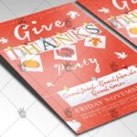 Thanksgiving Party - Autumn Flyer PSD Template - Image 2