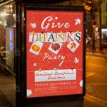 Thanksgiving Party - Autumn Flyer PSD Template - Image 3