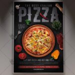 The Best Italian Pizza - Food Flyer PSD Template